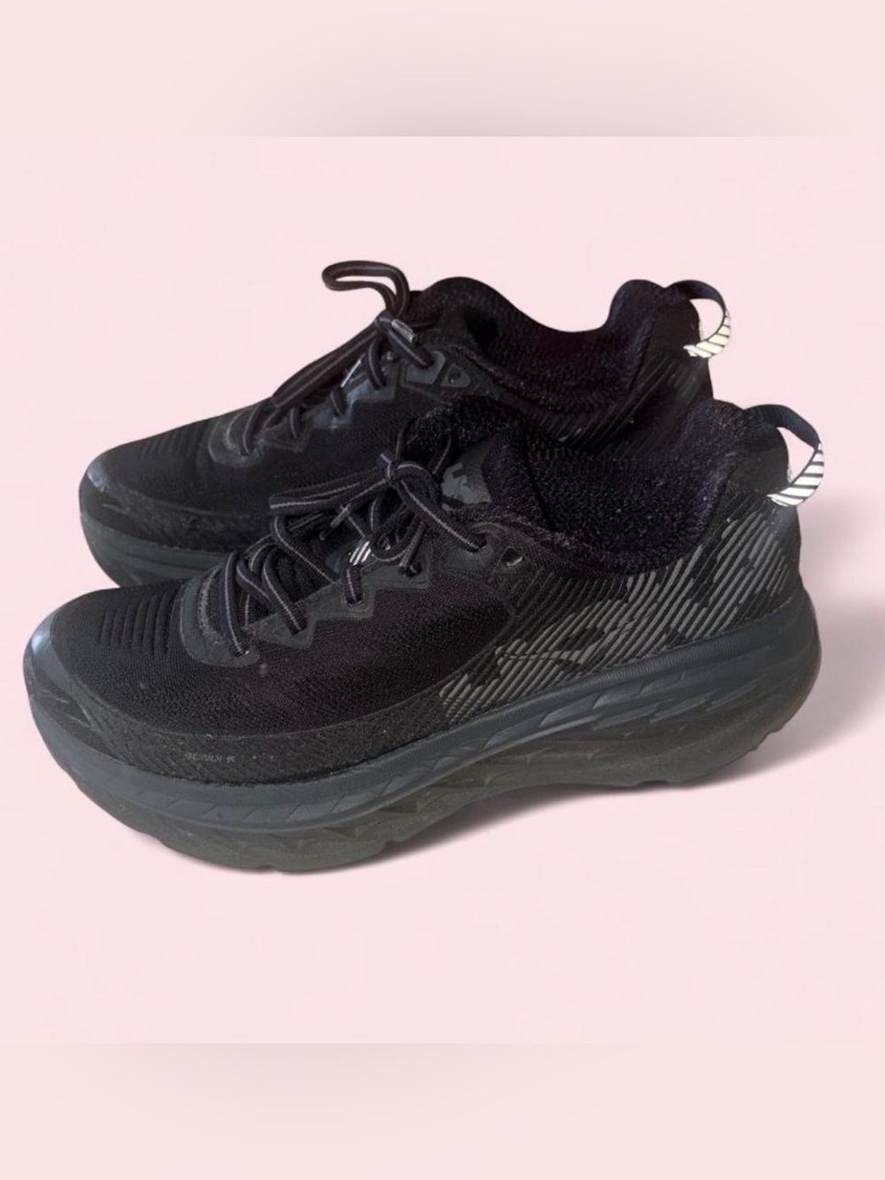 Asics Women's All-Black Athletic Platform Running Shoes